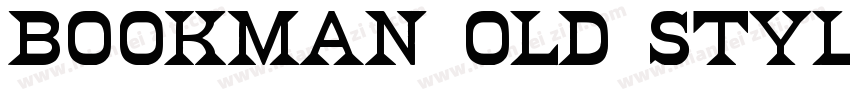 Bookman Old Styl字体转换